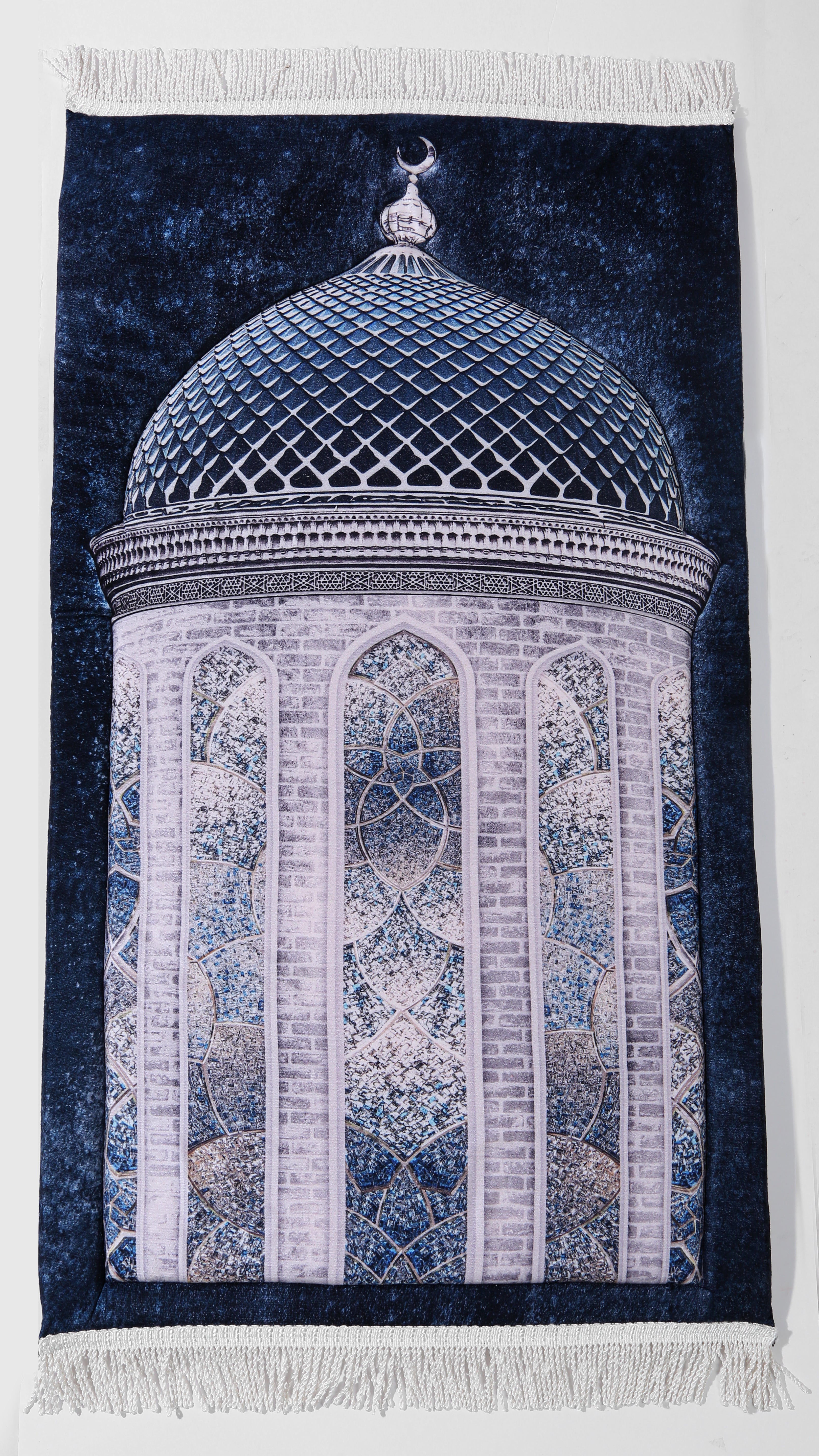Premium Prayer Mat – Blue Dome