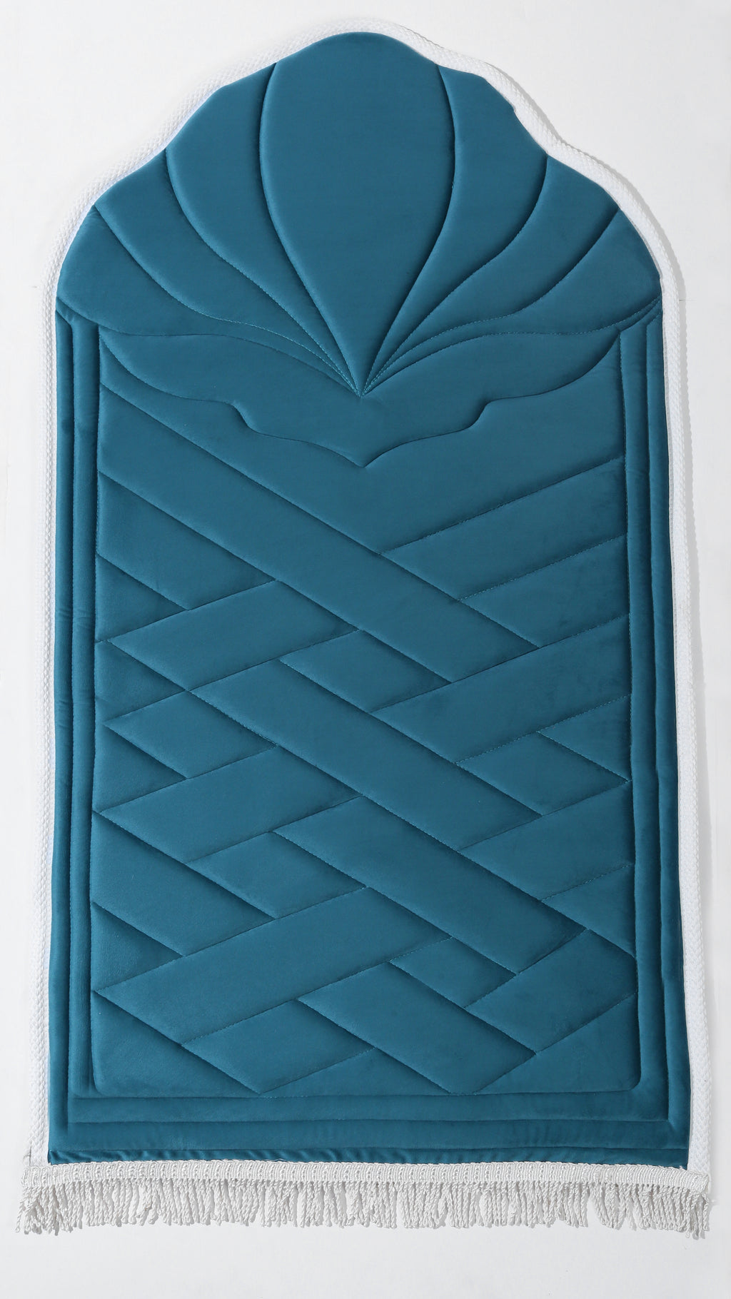 Classic Premium Prayer Mat – Teal Blue